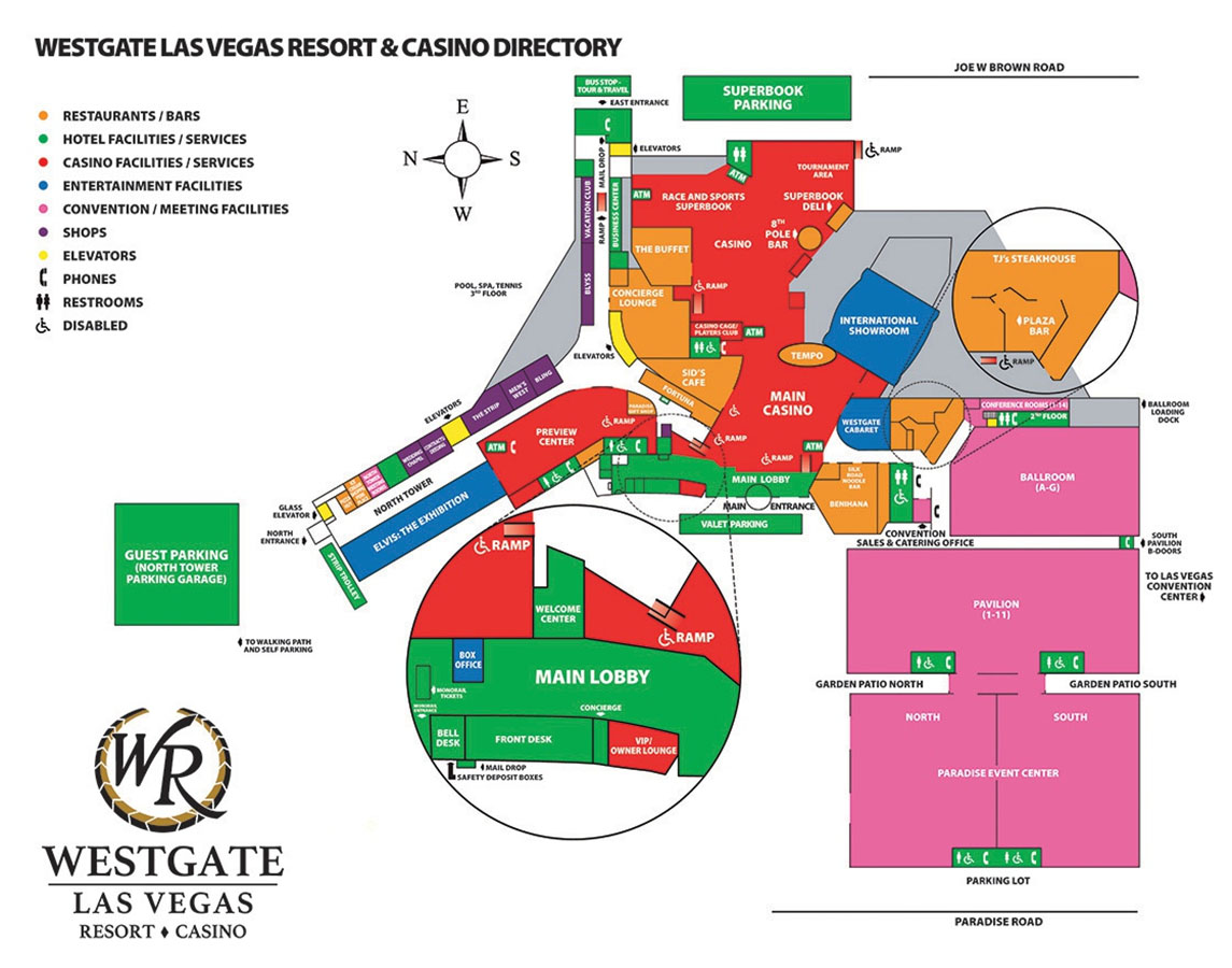 Las Vegas Strip Map - Casino Hotel Maps (2023) - PDF, 3D, Download